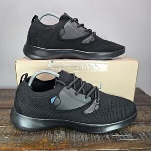 Vessi Everyday Move Sneaker Mens Size 10 Waterproof Shoes Black Black